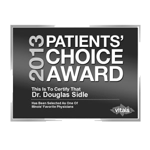 2013 Patient's Choice Award - Dr. Sidle